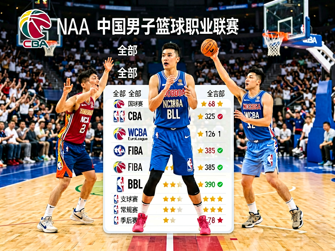 CBA中国男子篮球职业联赛赛程与球队数据