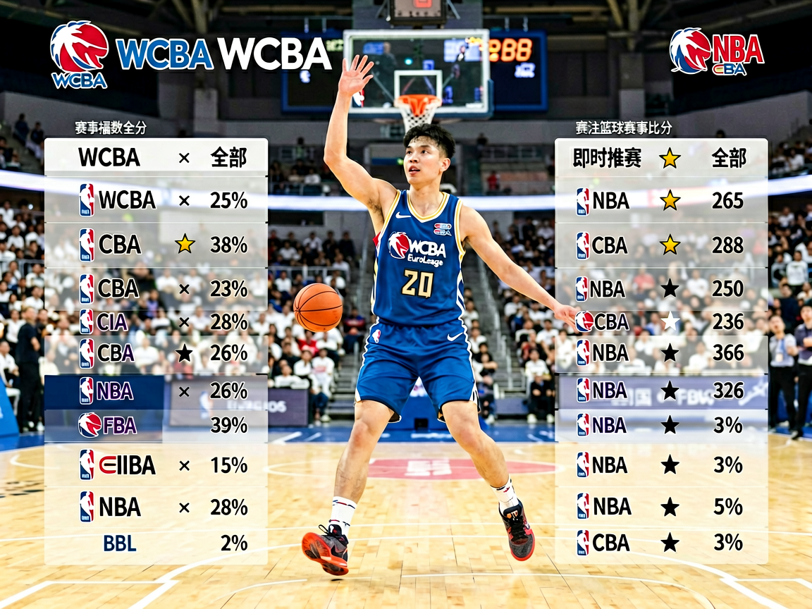 WCBA中国女子篮球联赛赛程与球队数据